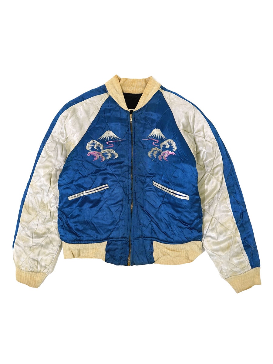 50's ビンテージ ''JAPAN'' スカジャン 黒別珍！ 実寸(M位) | NEW ITEM