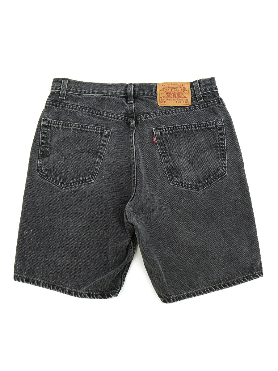 90's Levi's 505 オリジナルショーツ ブラック 表記(34) USA製 | NEW