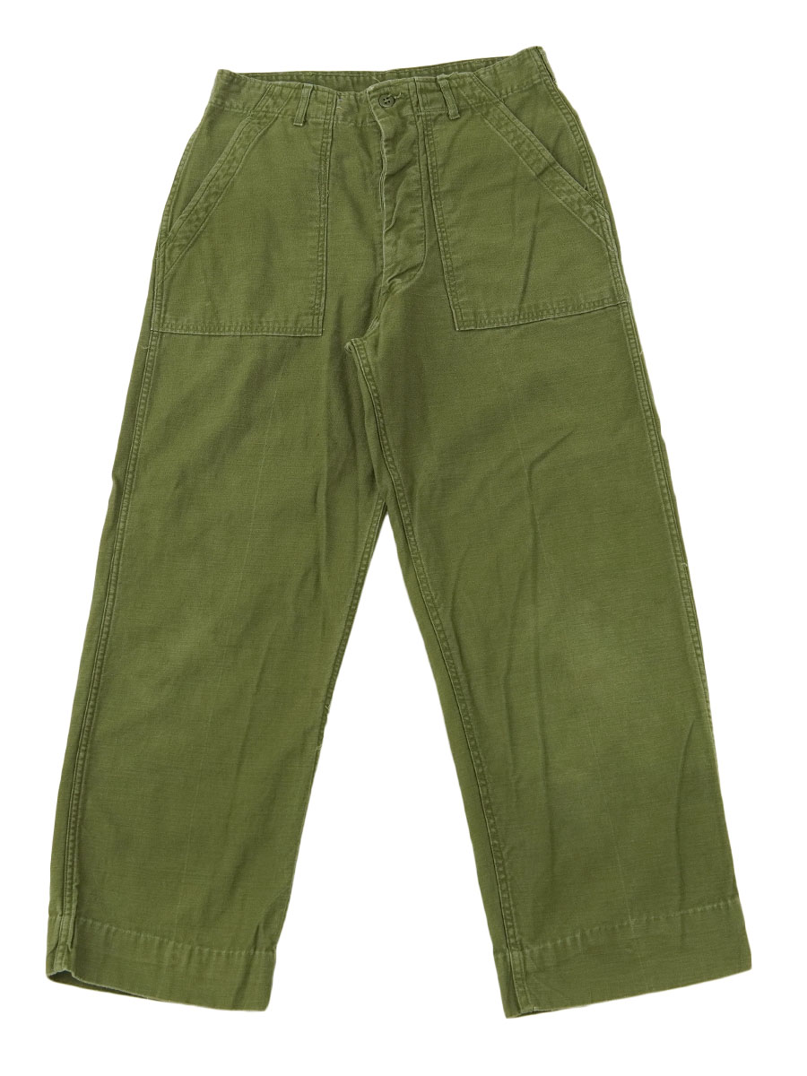 60s アメリカ軍 ベイカーパンツ 米軍実物 32×31 デッドストック☆60s 米軍 U.S.ARMY ユーティリティ ベイカー