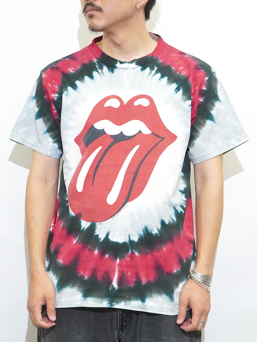 LIQUID BLUE The Rolling Stones Tシャツ L 00's LIQUID BLUE ''THE ROLLING STONES'' 両面プリント タイダイT