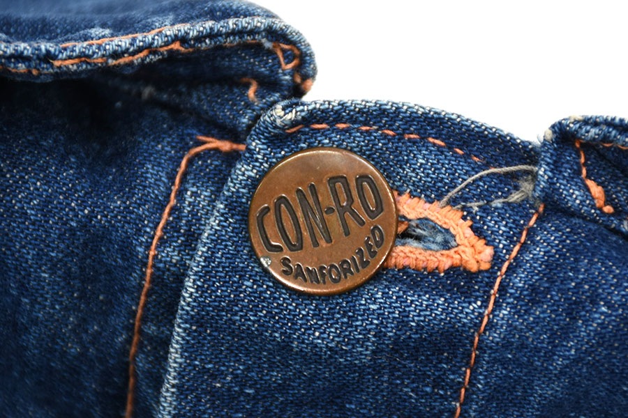 40's～ CON-RO 1stタイプ バックルバック デニムジャケット 良