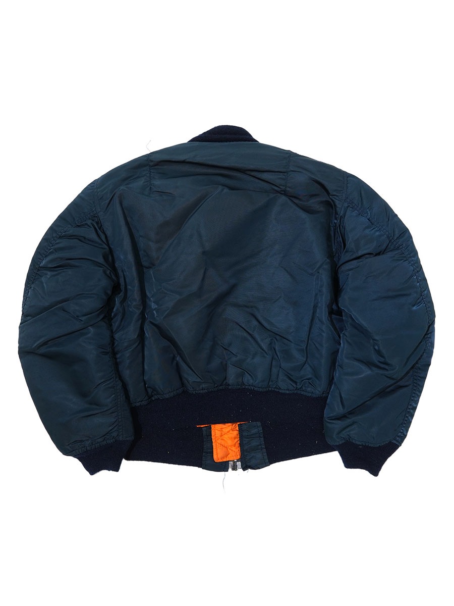 ALPHA L-2A フライトジャケット USA製 XL MA-1 ネイビー USA製 ALPHA INDUSTRIES MA-1 MIL-J-82790J フライトジャケット