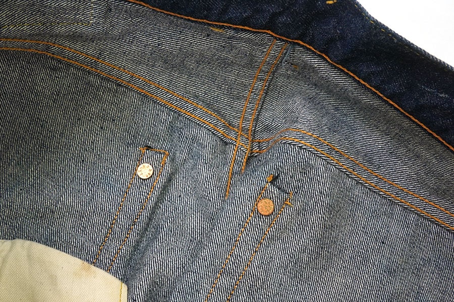 50's Levi's 501ZXX ギャラパッチ デニムパンツ 濃紺極上色！ 表記(W33 L31)