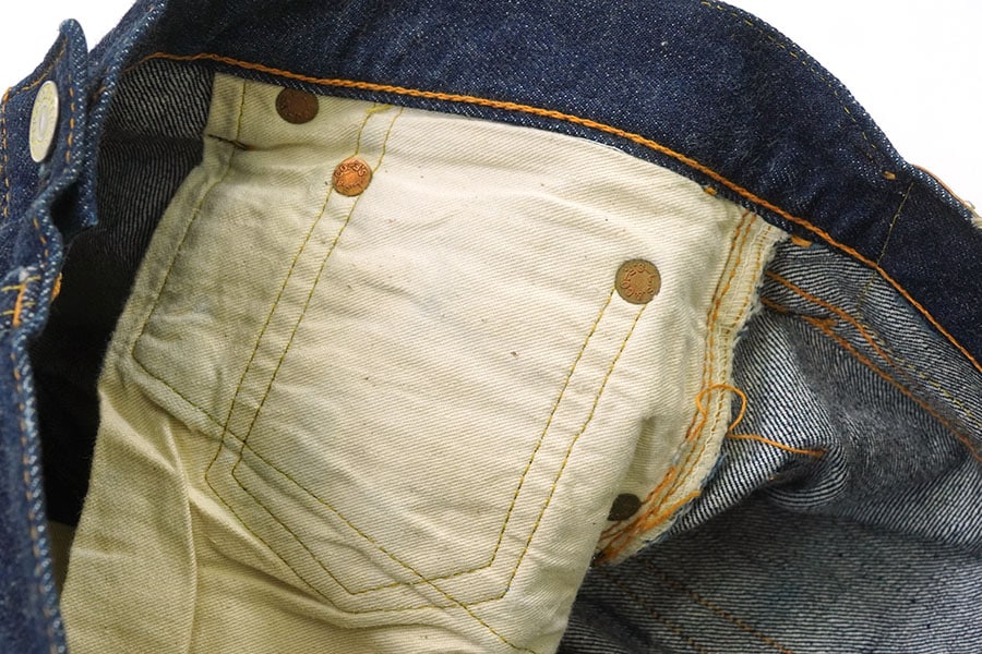 50's Levi's 501ZXX ギャラパッチ デニムパンツ 濃紺極上色！ 表記(W33 L31)