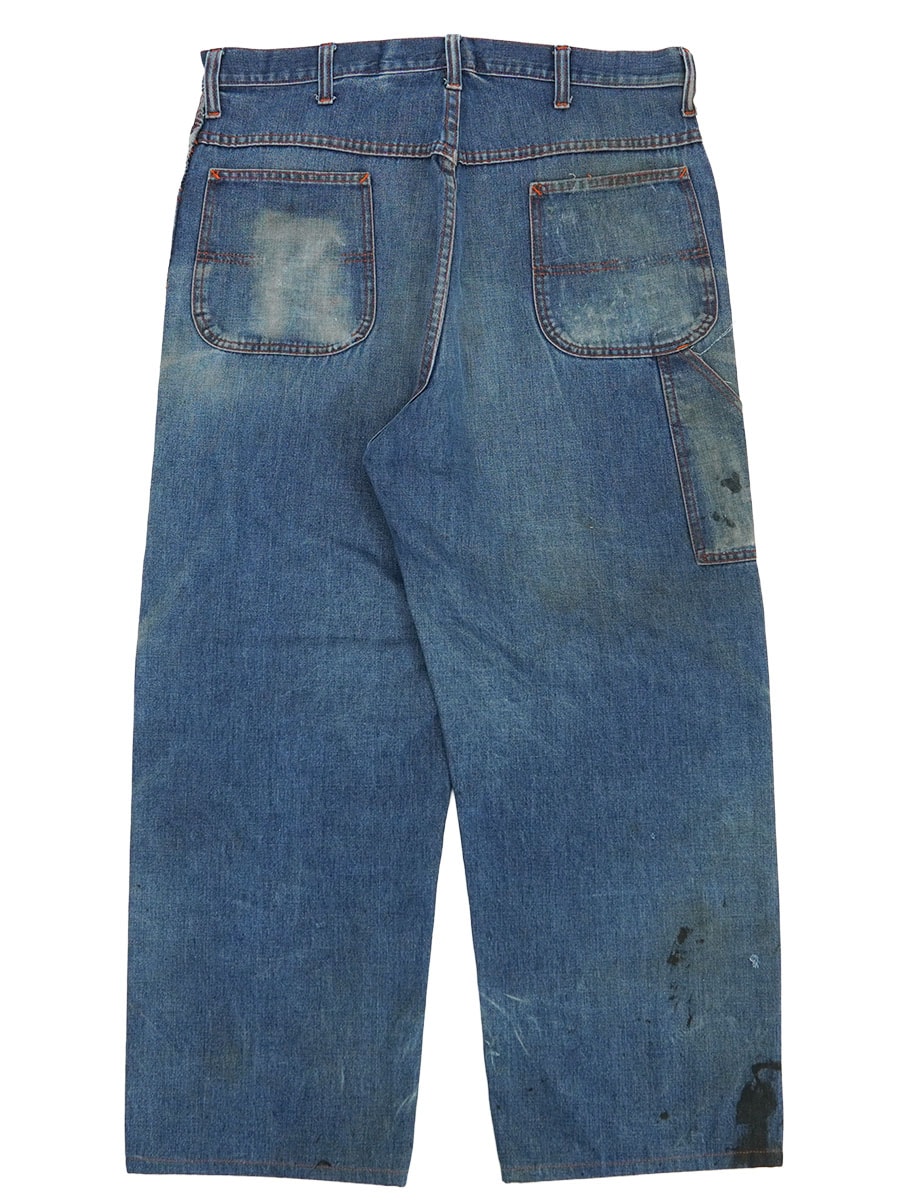 BIG MAC 80s ビンテージ ペインターパンツ 80's JC Penney BIG MAC デニムペインターパンツ 実寸(36x27位