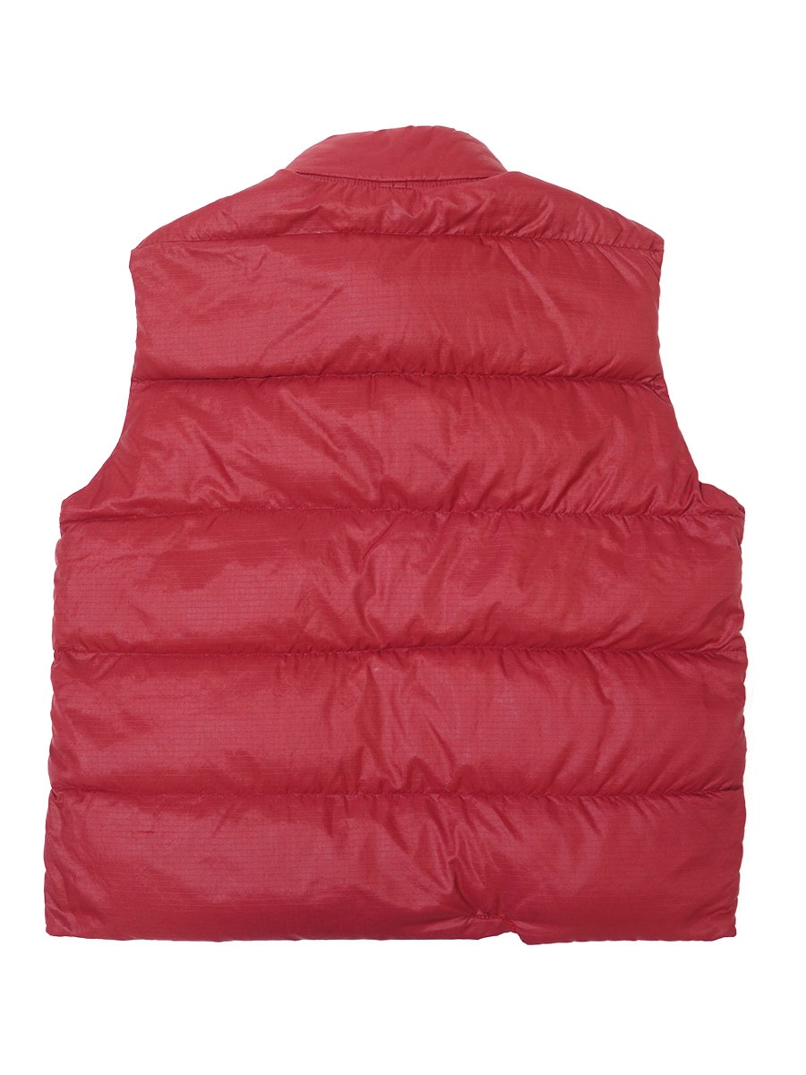 80's Eddie Bauer リップストップ ダウンベスト レッド 実寸(L位