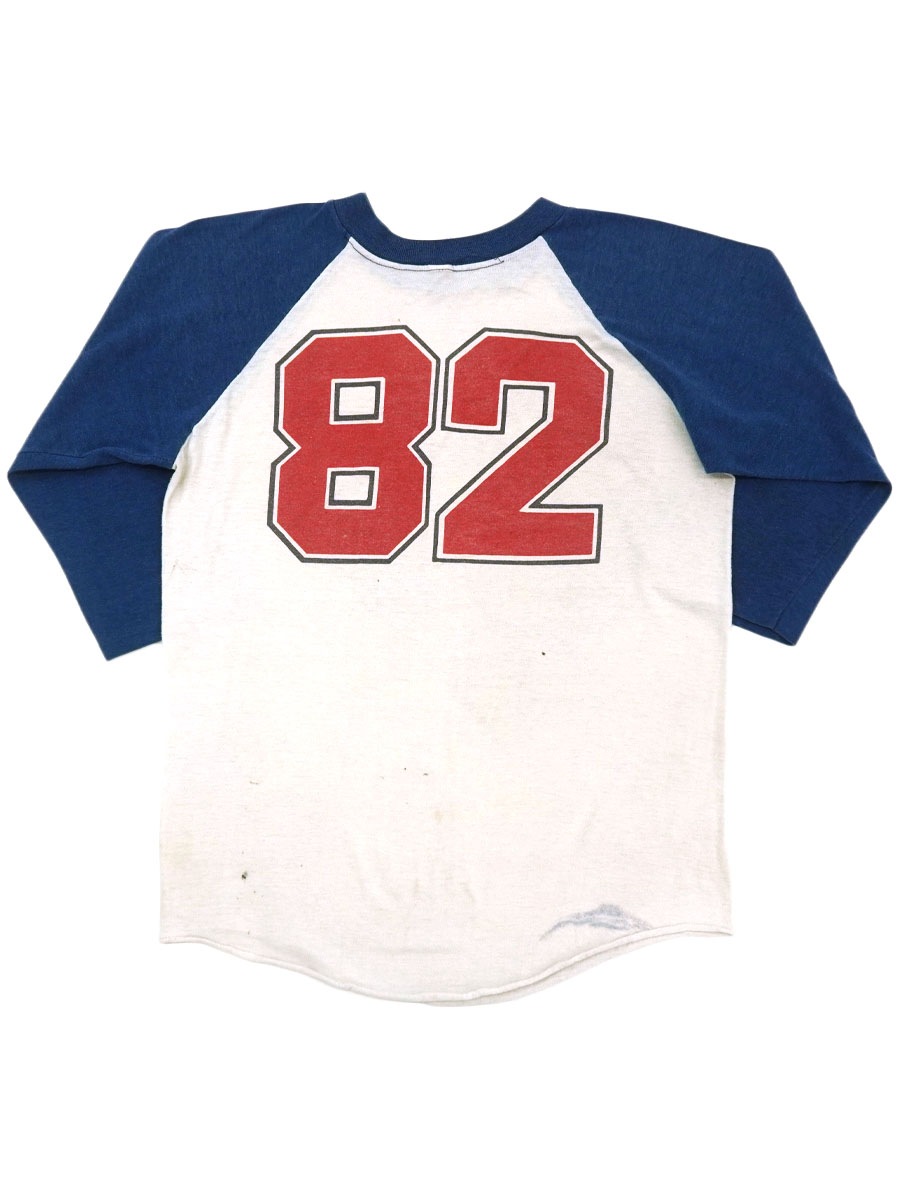 80's AC/DC ''NORTH AMERICAN TOUR/82'' RAGLAN SLEEVE T SHIRT (APPROX.MEDIUM)