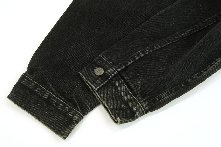 90's Levi's 70598 4ポケ ブラック デニムジャケット デカパッチ