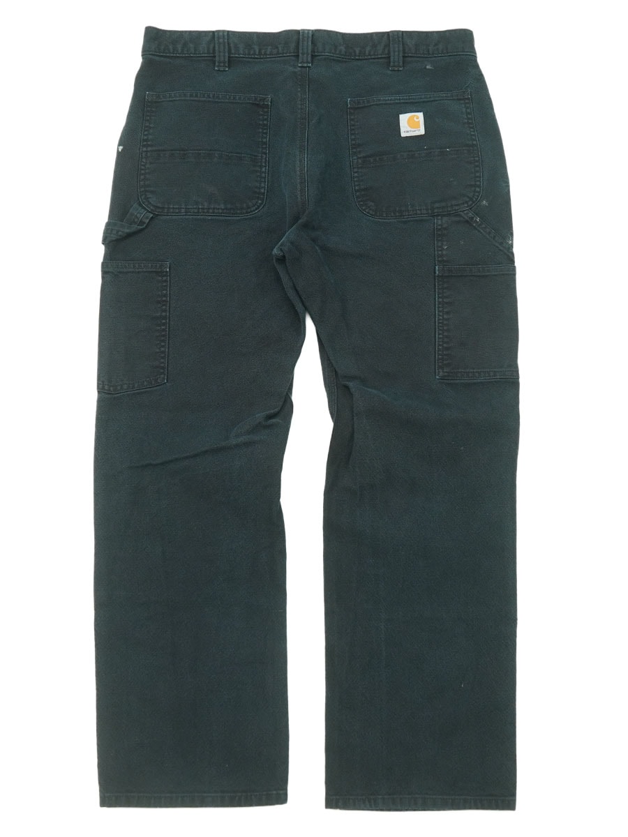 CARHARTT DOUBLE KNEE DUCK PAINTER PANTS BLACK (SIZE.W36 L30)