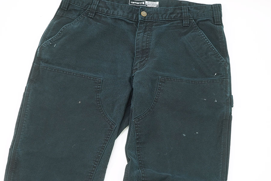 CARHARTT DOUBLE KNEE DUCK PAINTER PANTS BLACK (SIZE.W36 L30)