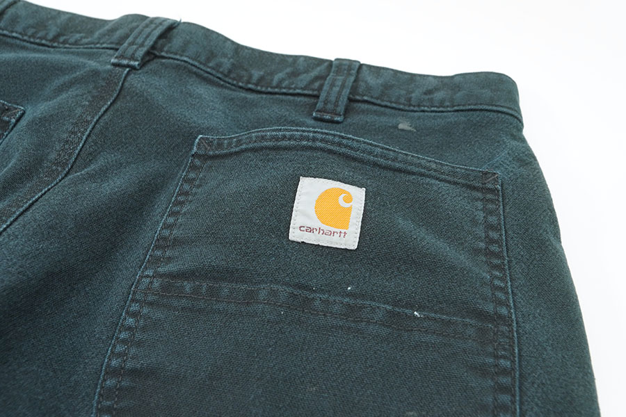 CARHARTT DOUBLE KNEE DUCK PAINTER PANTS BLACK (SIZE.W36 L30)