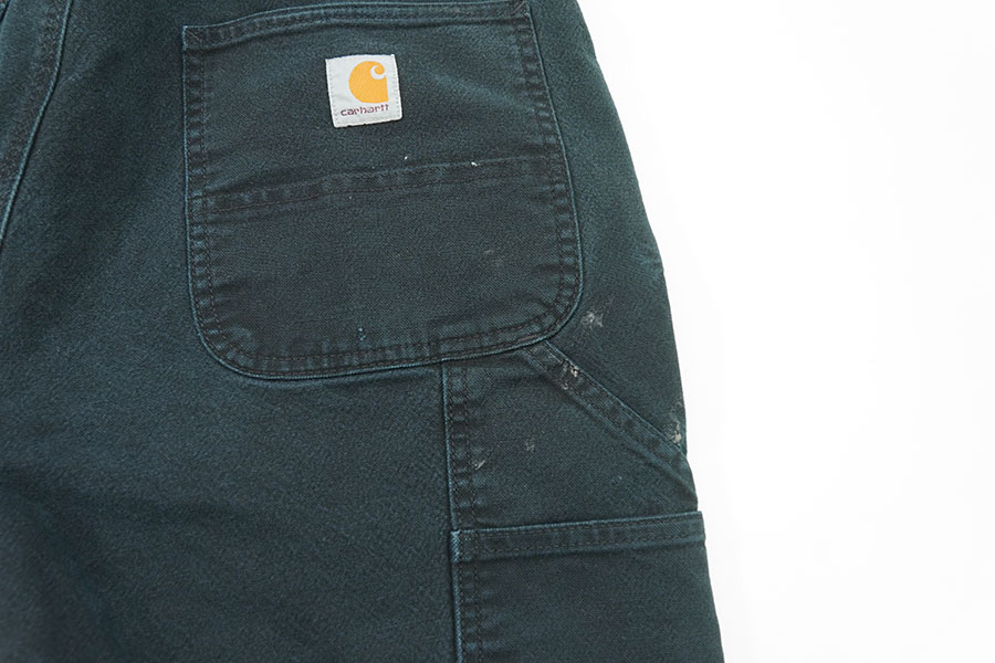 CARHARTT DOUBLE KNEE DUCK PAINTER PANTS BLACK (SIZE.W36 L30)
