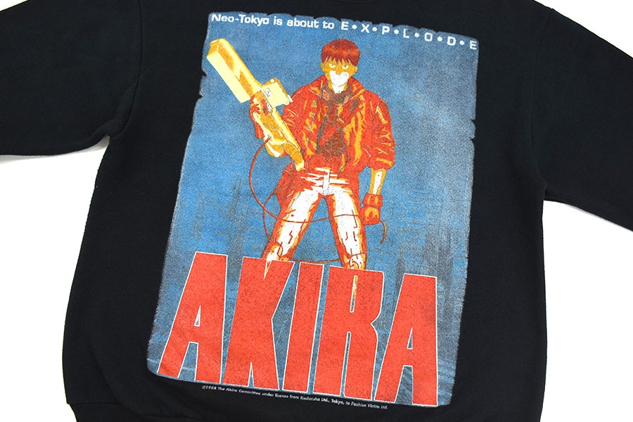 AKIRA キャラクタープリント スウェット L ブラック AKIRA アキラ スウェット rap vintageの通販 by yutete ｜ラクマ