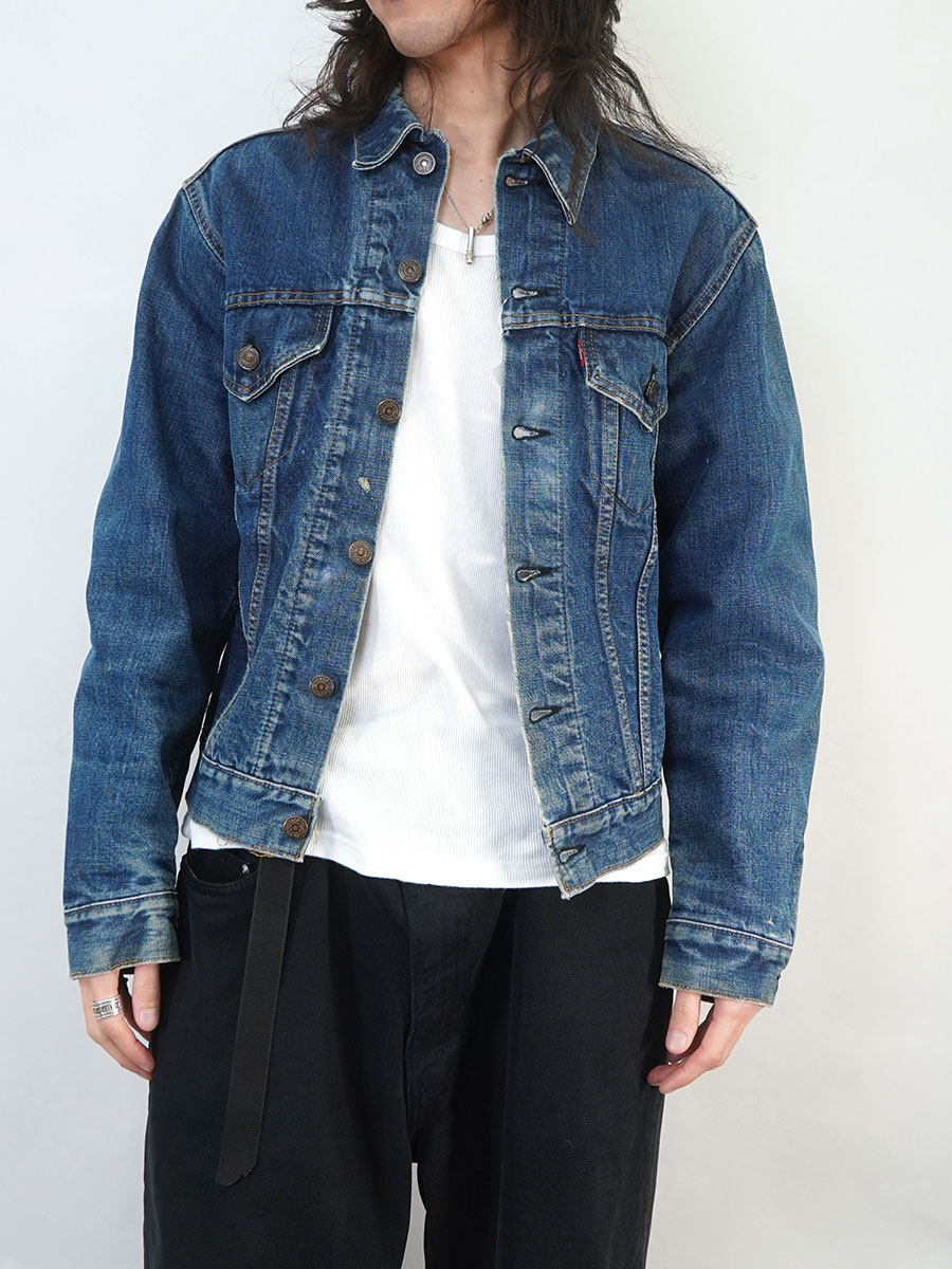 60s Levi's 70505 BIG E ブランケットデニムジャケット 60s USA製 LEVI'Sリーバイス 70505 BIGE ブランケットライナー デニム