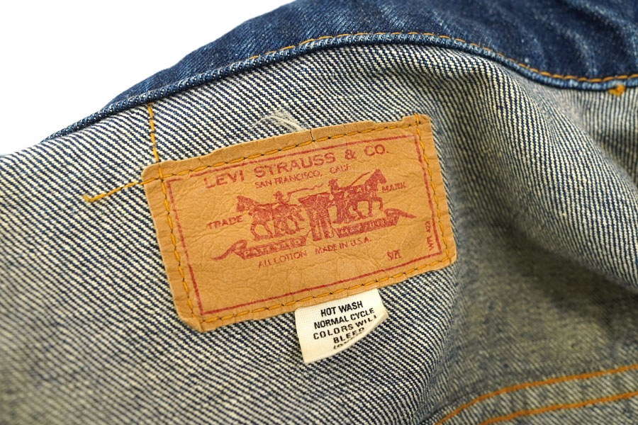 60's～ Levi's 70505 BIG-E デニムJKT 濃紺 実寸(42位)