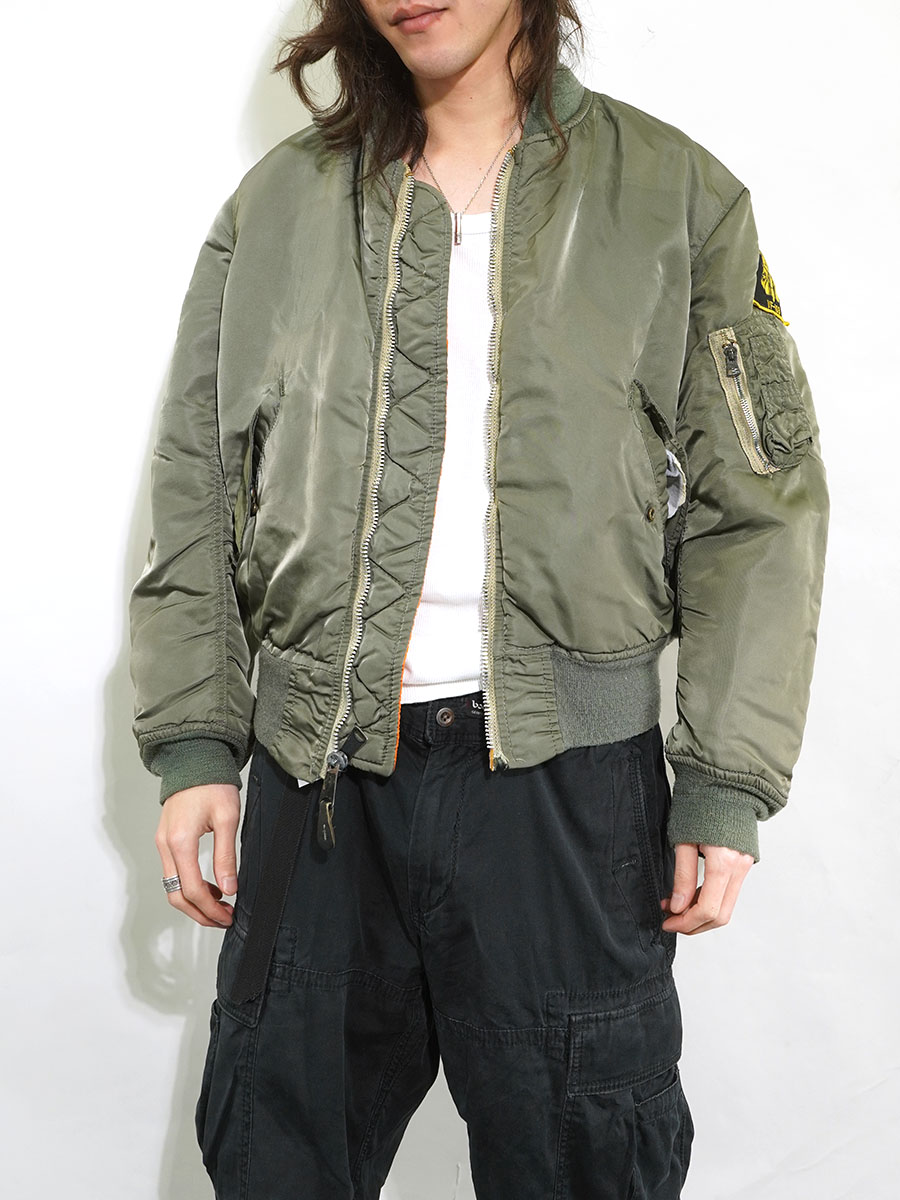 ALPHA MA-1 MIL-J-82790J アウタージャケット USA製 ALPHA INDUSTRIES MA-1 MIL-J-82790J フライトジャケット