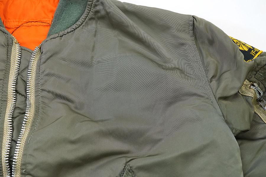 USA製 ALPHA INDUSTRIES MA-1 MIL-J-82790J フライトジャケット 表記(M