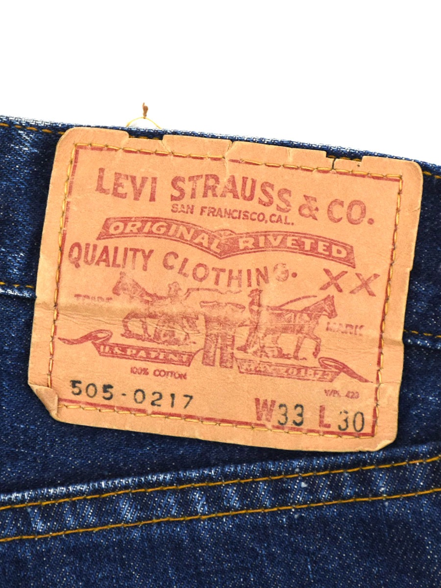 60's Levi's 505 BIG-E デニムパンツ 良雰囲気 表記(33x30)