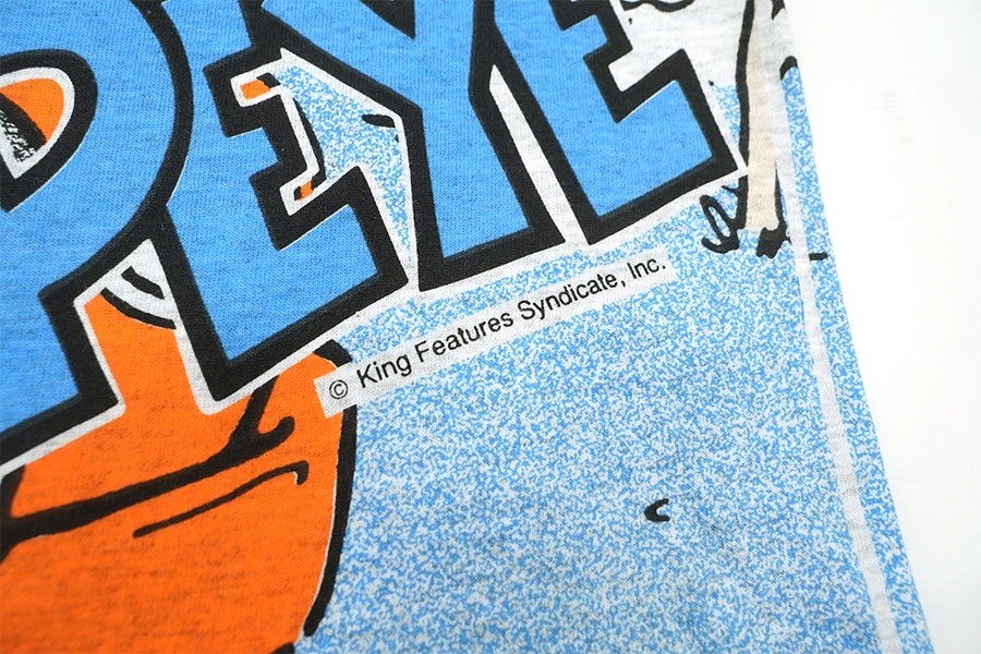 90's FRUIT OF THE LOOM ''POPEYE'' オールオーバープリントTシャツ