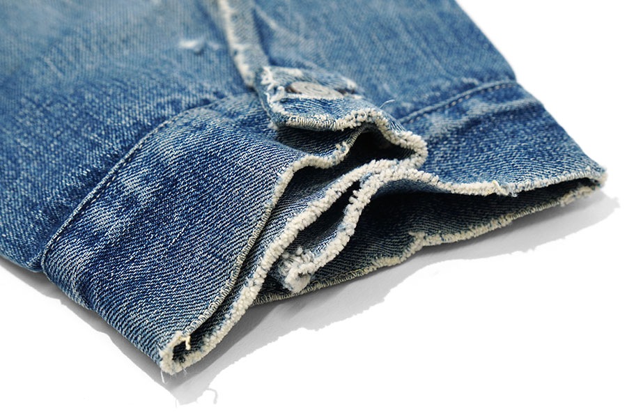 40's Levi's 506XX デニムジャケット 針差しバックル オールイエロー 濃紺 実寸(42位)