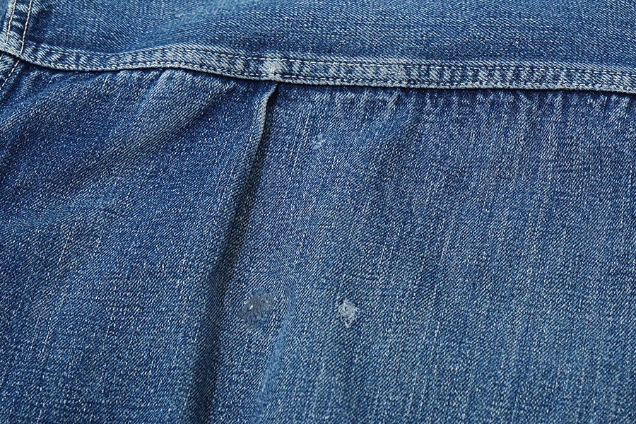 40's Levi's 506XX デニムジャケット 針差しバックル オールイエロー 濃紺 実寸(42位)