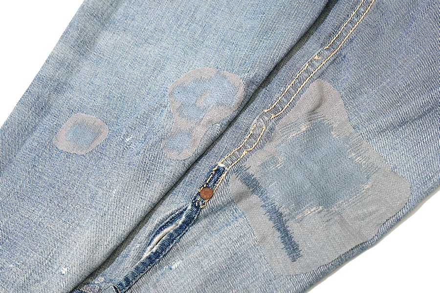 40's Levi's 506XX デニムジャケット 針差しバックル オールイエロー 濃紺 実寸(42位)
