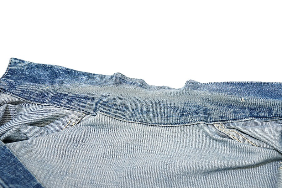 40's Levi's 506XX デニムジャケット 針差しバックル オールイエロー 濃紺 実寸(42位)