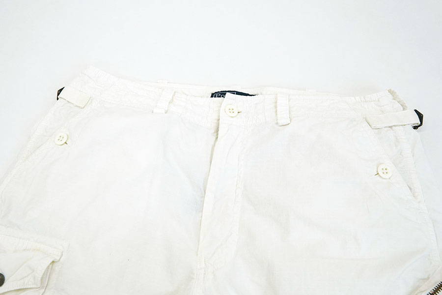 【LoroPianaロロピアーナ52】コットンスラックス綿パンツ白ホワイト Nylon Rubber Pant – SACK'S Fashion