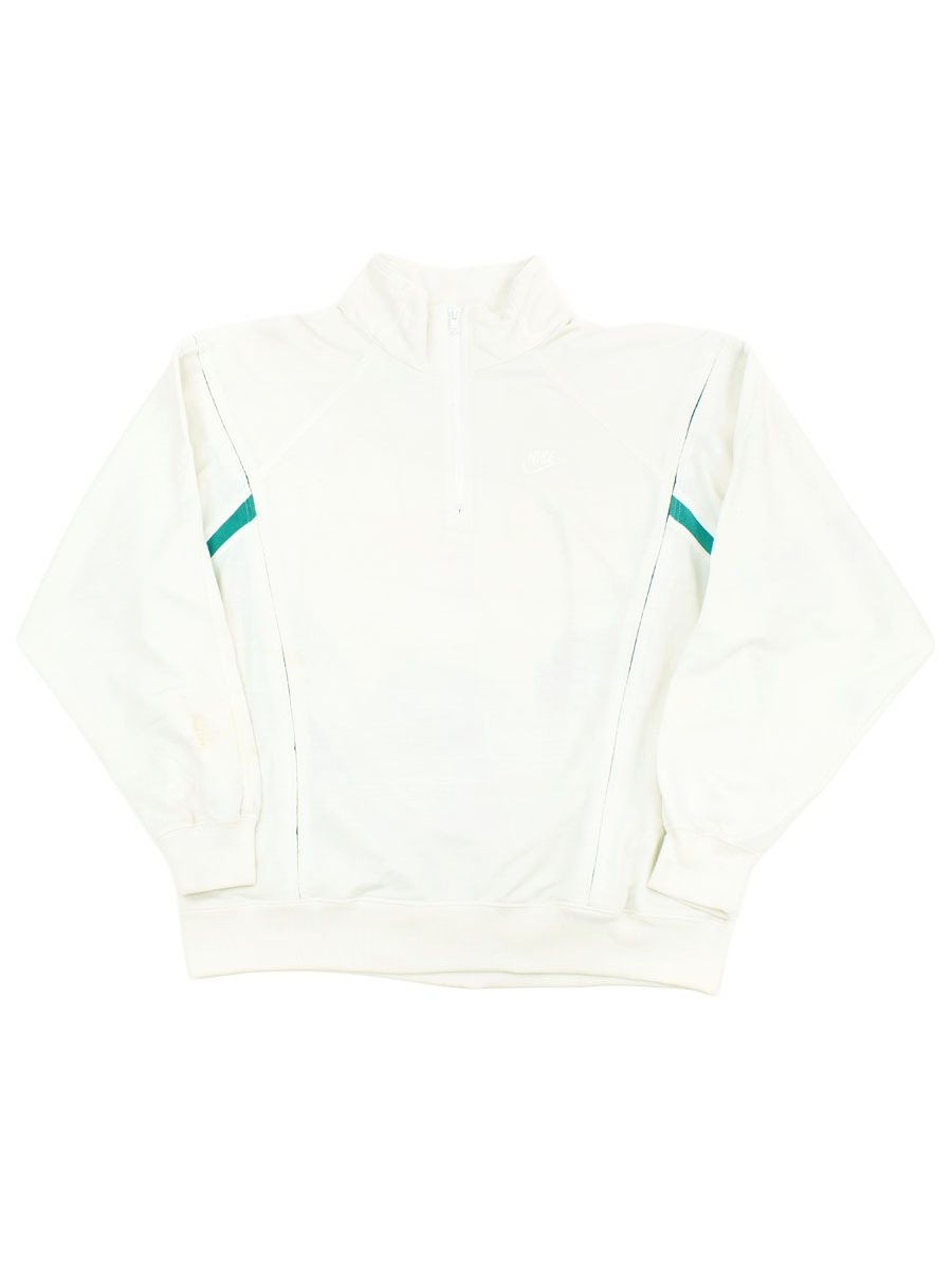 90's NIKE CHALLENGE COURT 切り替え ハーフジップ プルオーバージャケット 表記(L)