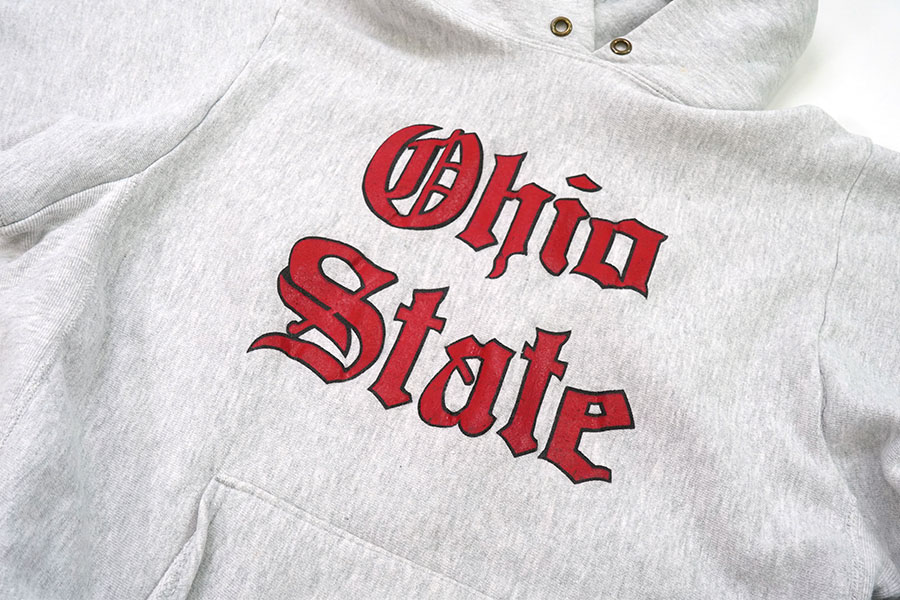 90'S CHAMPION REVERSE WEAVE HOODIE ''OHIO STATE'' OLD ENGLISH