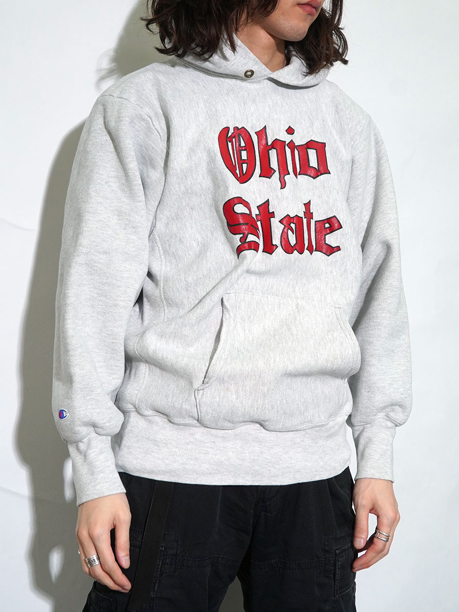 丸幸様Champion Ohio State reverse weave 80s 80s Champion Ohio State REVERSE WEAVE ネイビー スウェット パーカー