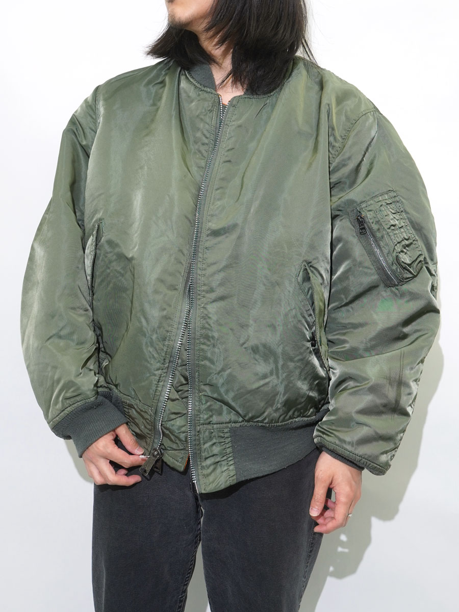 ALPHA INDUSTRIES MA-1 MIL-J-82790J FLIGHT JACKET (SIZE.XX LARGE ALPHA INDUSTRIES MA-1 MIL-J-82790J FLIGHT JACKET (SIZE.XX LARGE