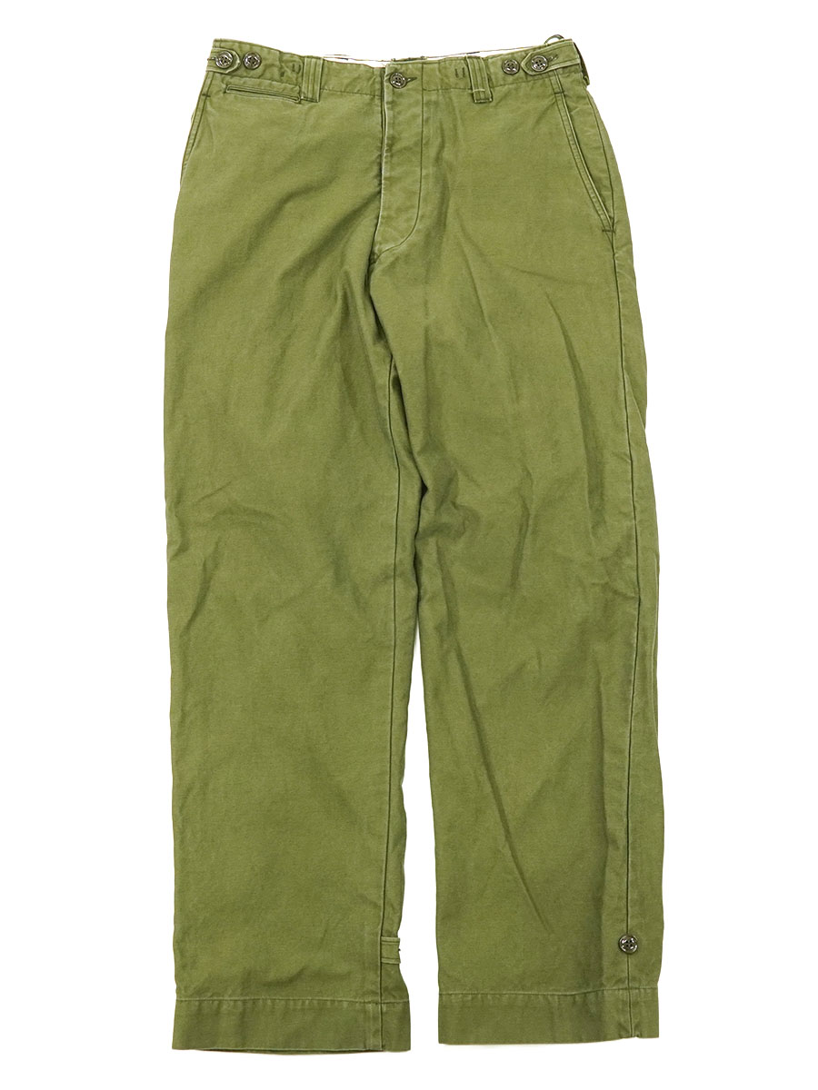 40'S U.S.ARMY M-43 フィールドパンツ 実寸(W33 L32位) | NEW ITEM