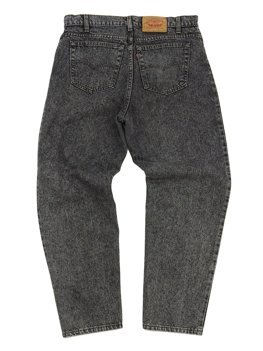 90'S LEVI'S 550 ACID BLACK JEANS (SIZE.W36 L30) MADE IN USA | NEW
