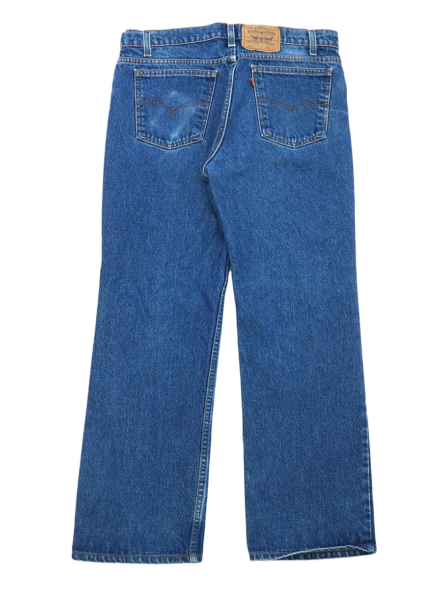 90's Levi's 517 デニムパンツ 薄ヒゲ 良色落ち 表記(36x29
