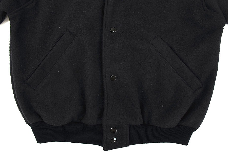 90's STARTER ''RAIDERS'' フリーススタジャン ブラック 表記(M