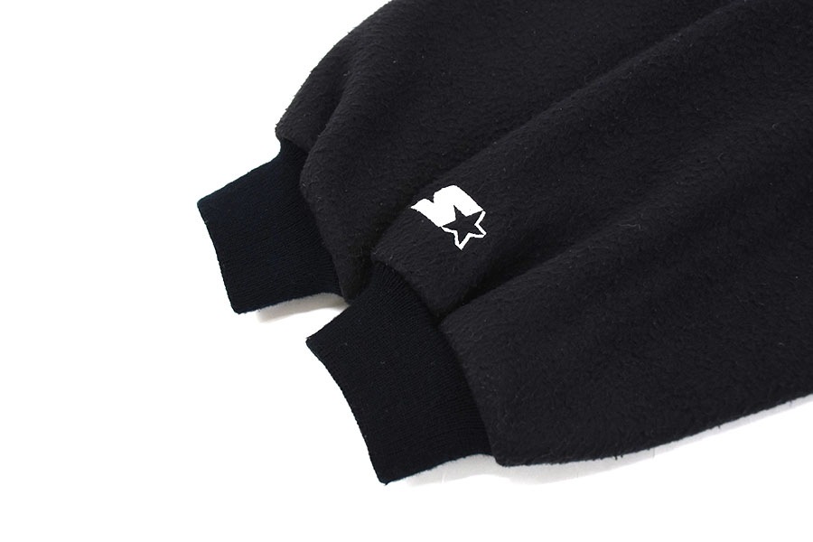 90's STARTER ''RAIDERS'' フリーススタジャン ブラック 表記(M