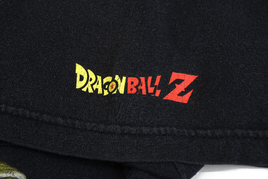 00's DRAGON BALL Z 袖プリント入り Tシャツ ブラック 表記(M)