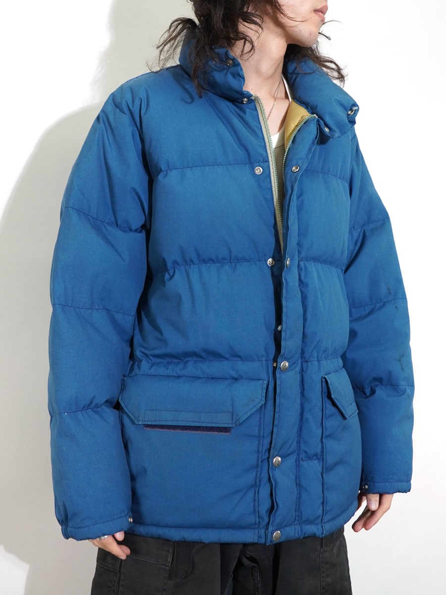80's 茶タグ THE NORTH FACE ダウンジャケット ネイビー 表記(M) USA製