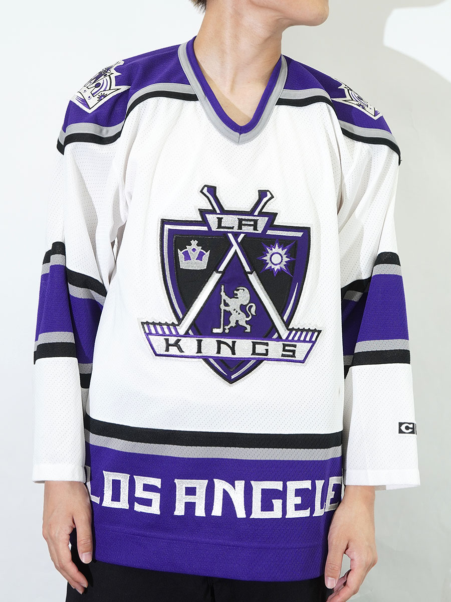 90's～ CCM ''Los Angeles Kings'' ホッケーシャツ 表記(M) | NEW ITEM