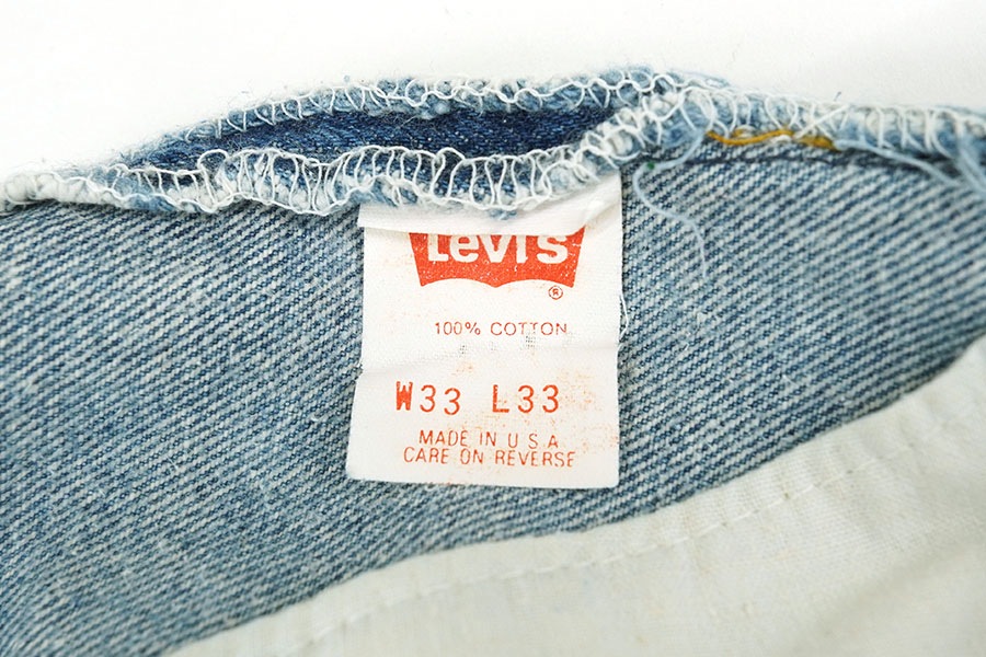 90'S LEVI'S 501 BLUE JEANS (SIZE.W33 L30) MADE IN USA