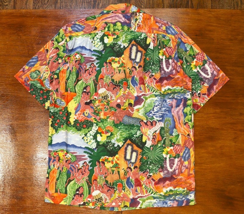 1950s HAWAIIAN SHIRT , SAVAGE , Size  M