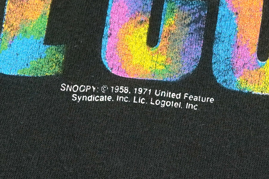 90's FRUIT OF THE LOOM ''JOE COOL'' Tシャツ ブラック 表記(L) USA製