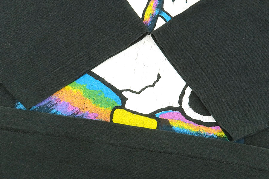 90's FRUIT OF THE LOOM ''JOE COOL'' Tシャツ ブラック 表記(L) USA製