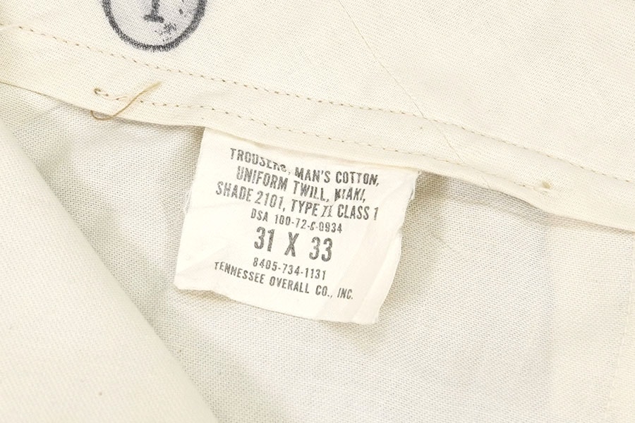 '73 USMC CHINO TROUSERS (SIZE.W31 L33)