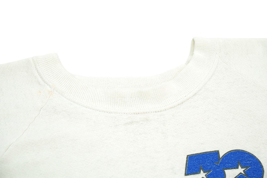 80'S FRUIT OF THE LOOM ''50 NOTRTHROP DISNEYLAND'' RAGLAN SLEEVE