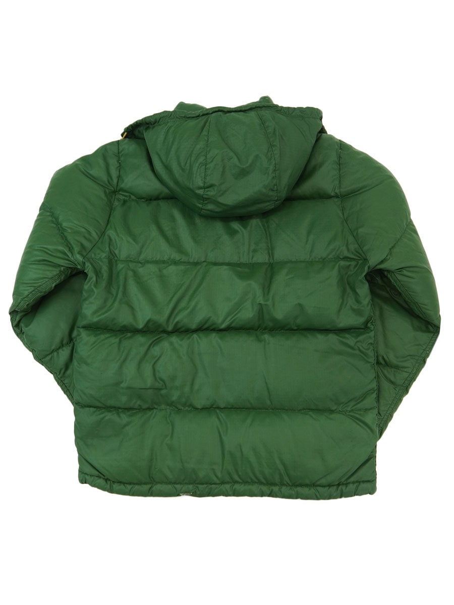 70's 茶タグ THE NORTH FACE フード付き リップストップ ダウン