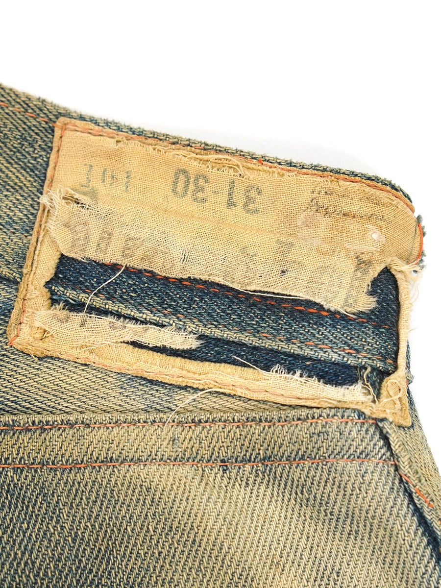 1910's STRONGHOLD デニムウエストオーバーオール 表記(31x30