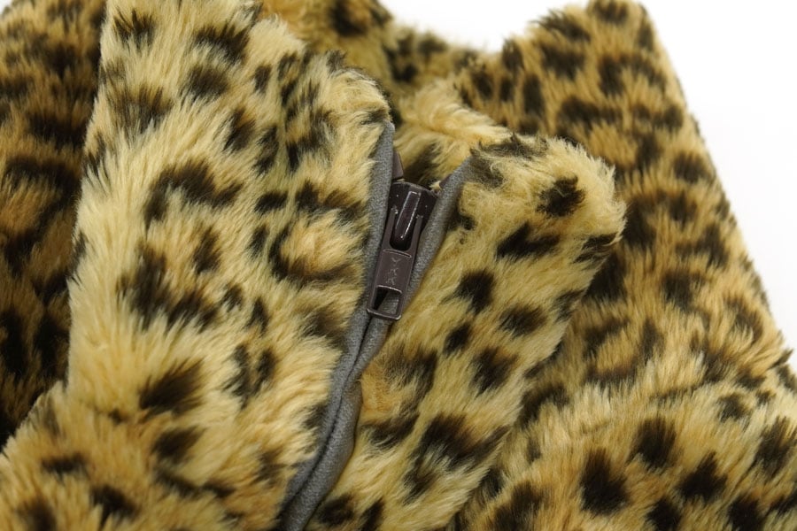 90's～ MAXX MAREN レオパード柄 フェイクファーベスト 表記(S) USA製