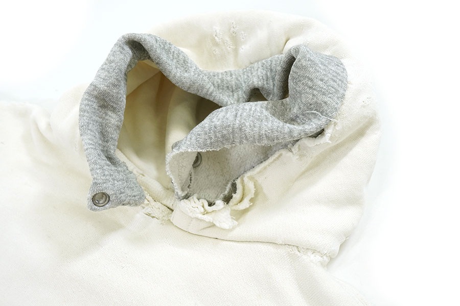 50's ランタグ チャンピオン 後付けスウェットパーカ ''TIGERS'' 背面染み込みプリント 実寸(XL位)